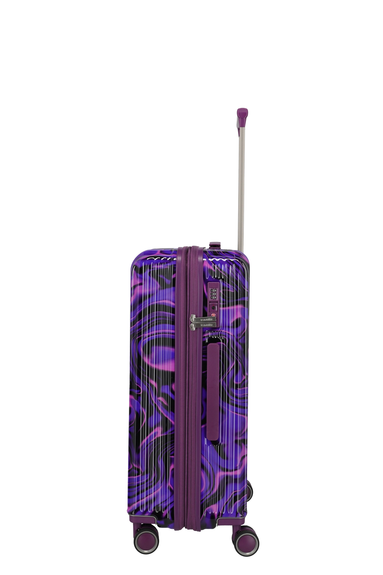 Troler de cala mediu Travelite LASCANA EDITION , Purple Swirl 65 x 44 x 25 / 29 cm - M [12]