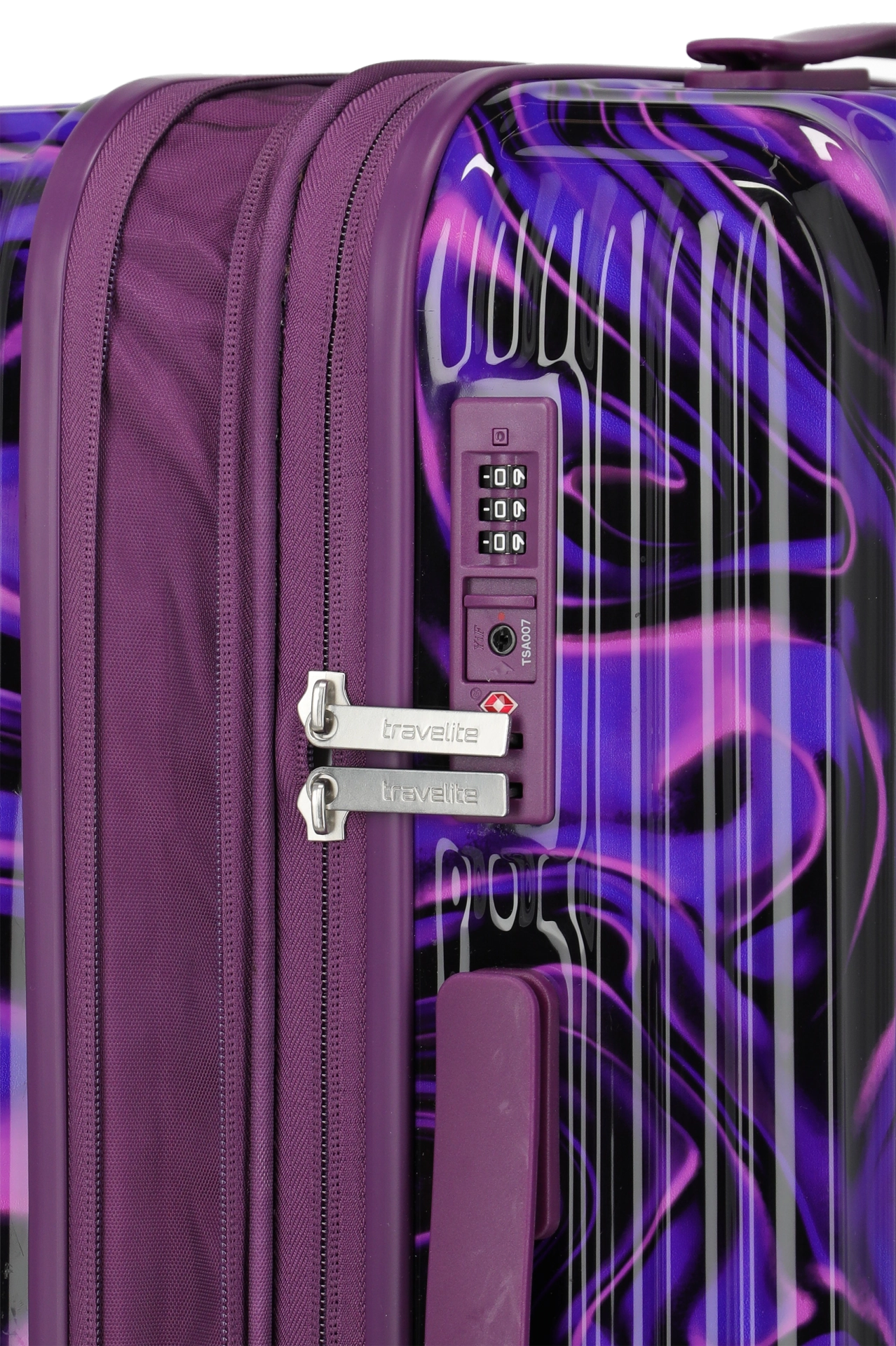 Troler de cala mediu Travelite LASCANA EDITION , Purple Swirl 65 x 44 x 25 / 29 cm - M [11]