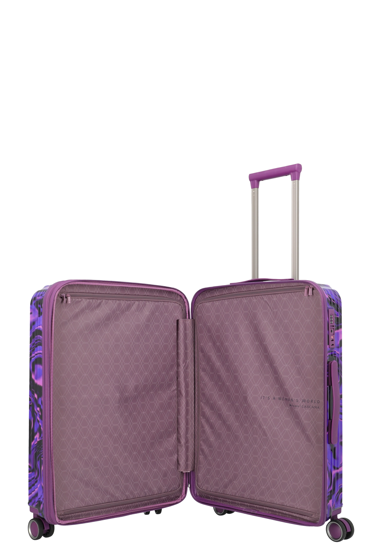 Troler de cala mediu Travelite LASCANA EDITION , Purple Swirl 65 x 44 x 25 / 29 cm - M [7]