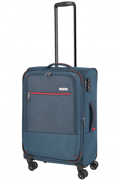 Troler de cala Travelite Arona 4 roti duble 66 cm M Extensibil [9]