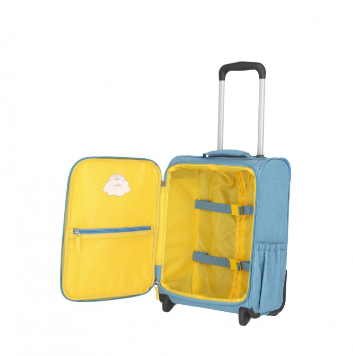 Troler de copii travelite YOUNGSTER Piratul, 2 roti, roz, 31 x 44 x 18 cm [4]