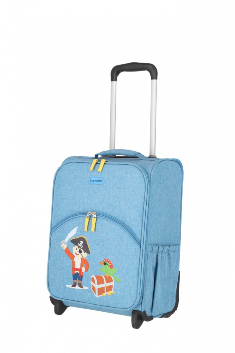 Troler de copii travelite YOUNGSTER Piratul, 2 roti, roz, 31 x 44 x 18 cm [2]