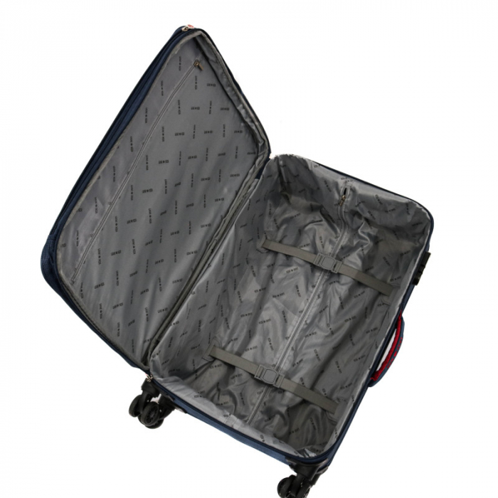 Troler Dortmund 70x41x25 cm, 2.9 kg, extensibil 30%, albastru [5]