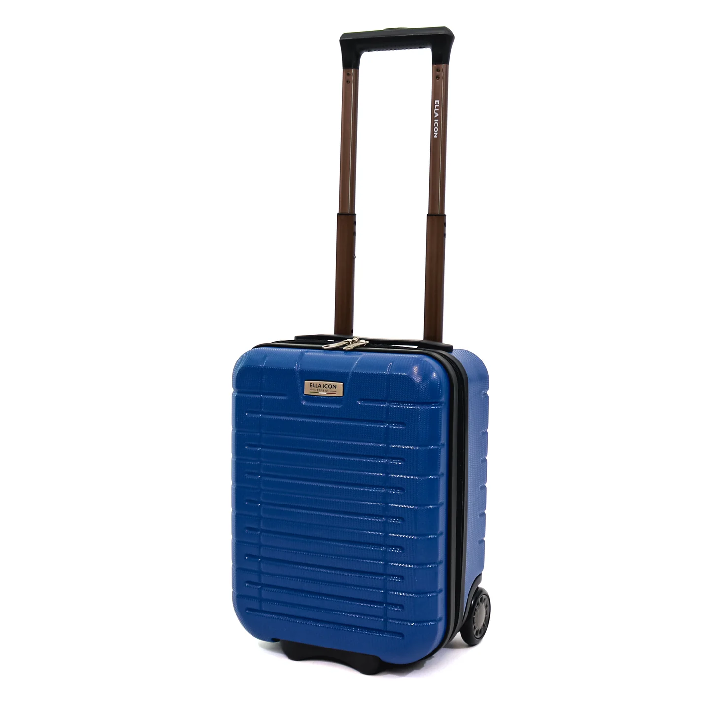 Troler Ella Icon Leaf cu 2 roti, ABS, 40x30x20 cm, Albastru [1]