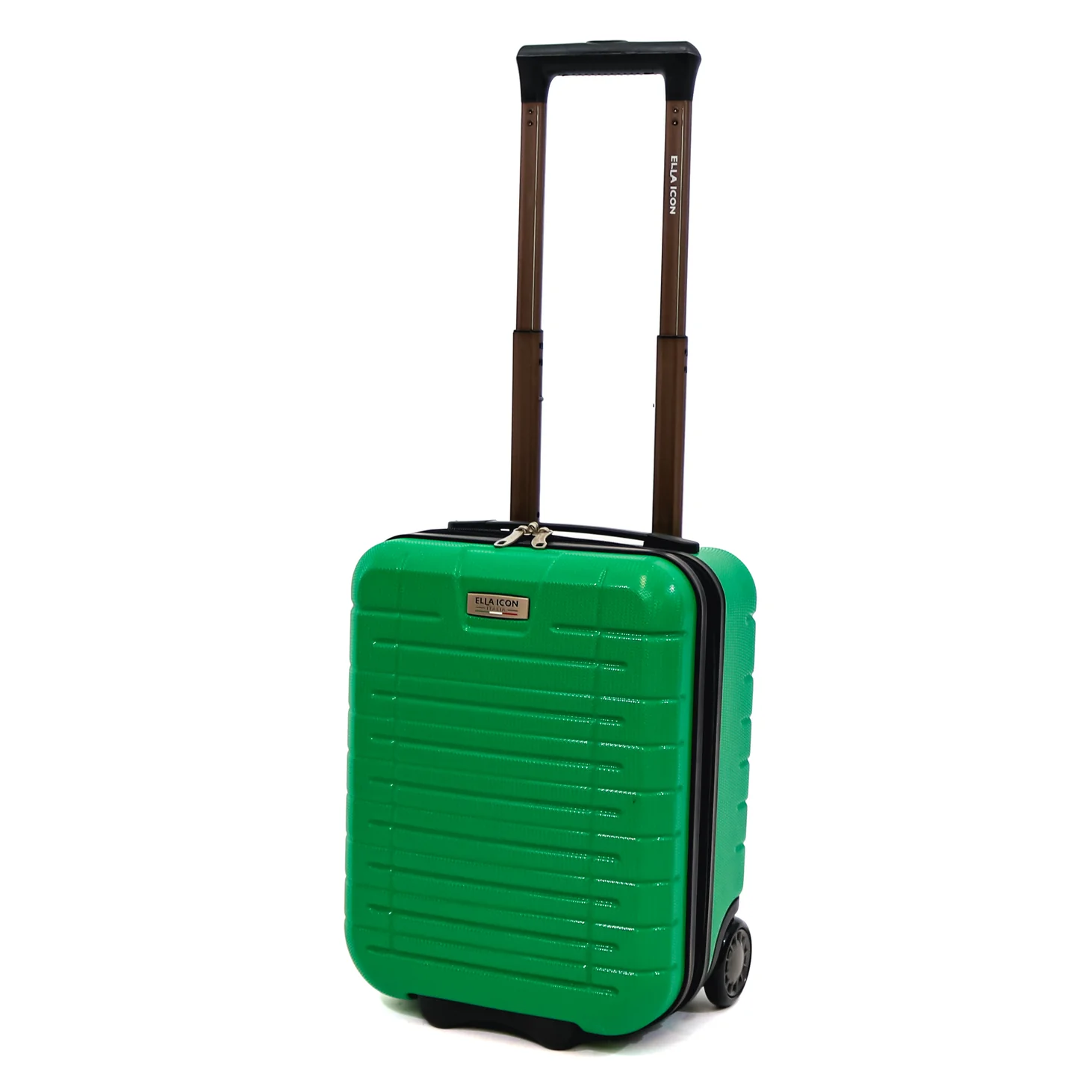 Troler Ella Icon Leaf cu 2 roti, ABS, 40x30x20 cm, Verde [1]