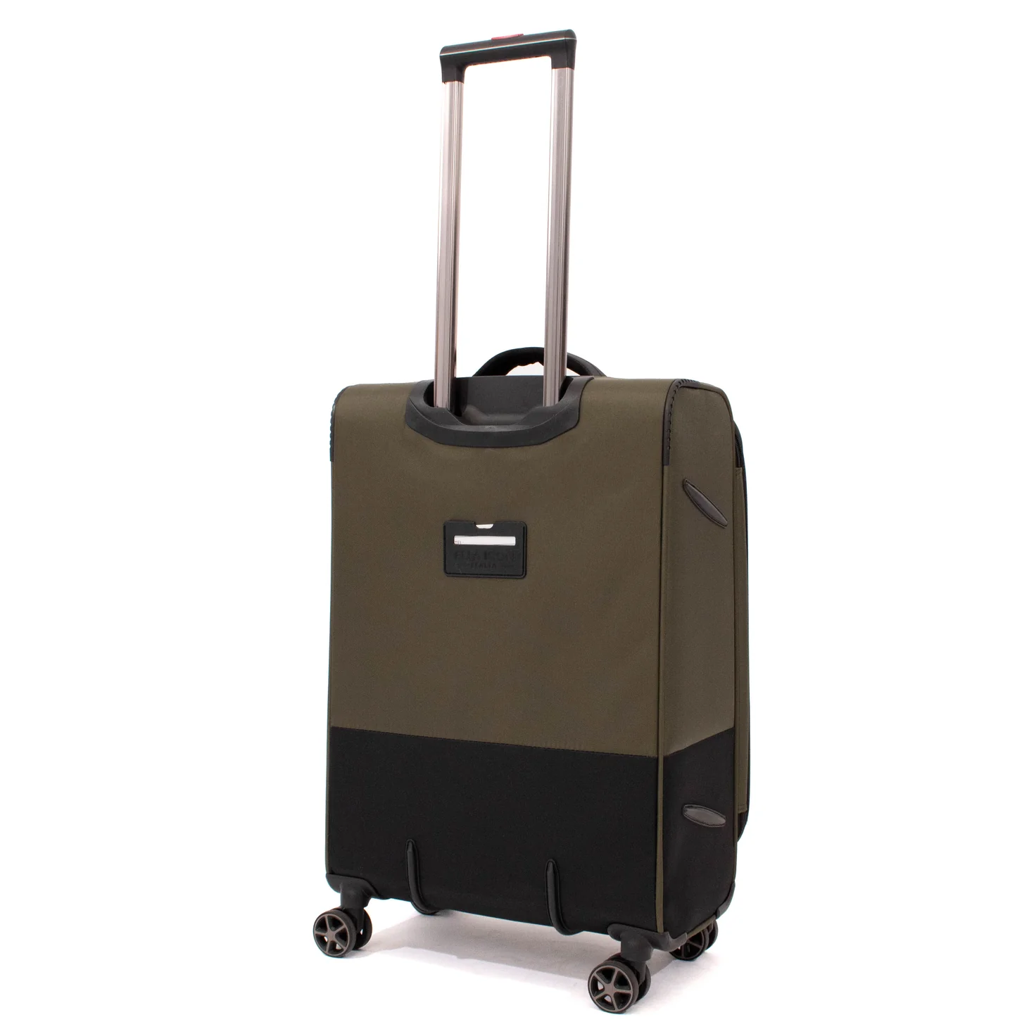 Troler Ella Icon Shadow cu 4 roti duble, Textil, 67x41x25 cm, Kaki [3]