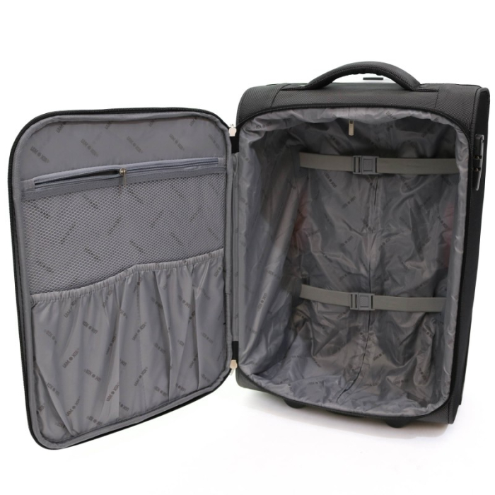 Troler Glamour 55x36x20cm, 2.3 kg, gri [8]
