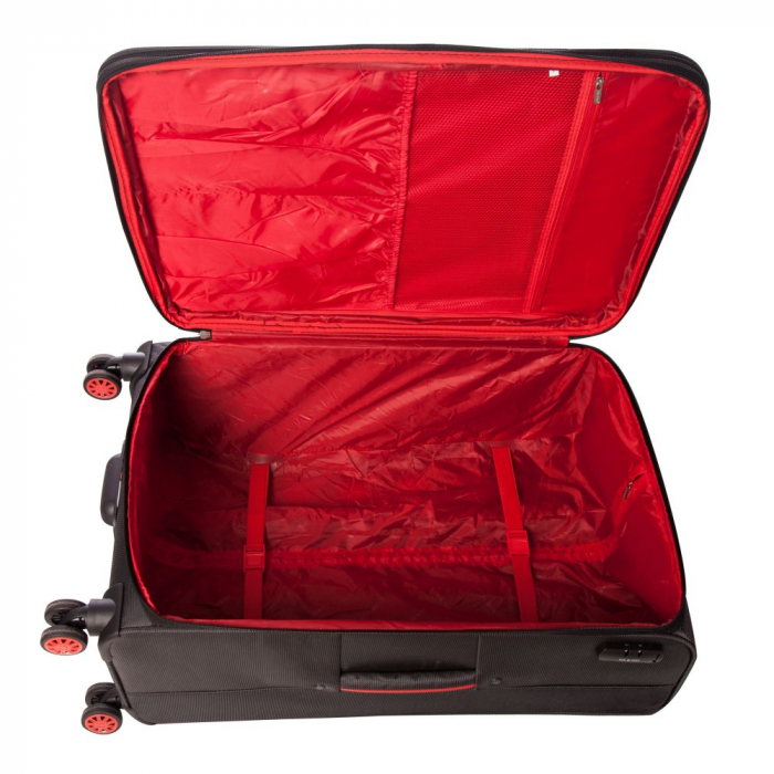 Troler Lamonza Essen 55 cm - Gri cu rosu [4]