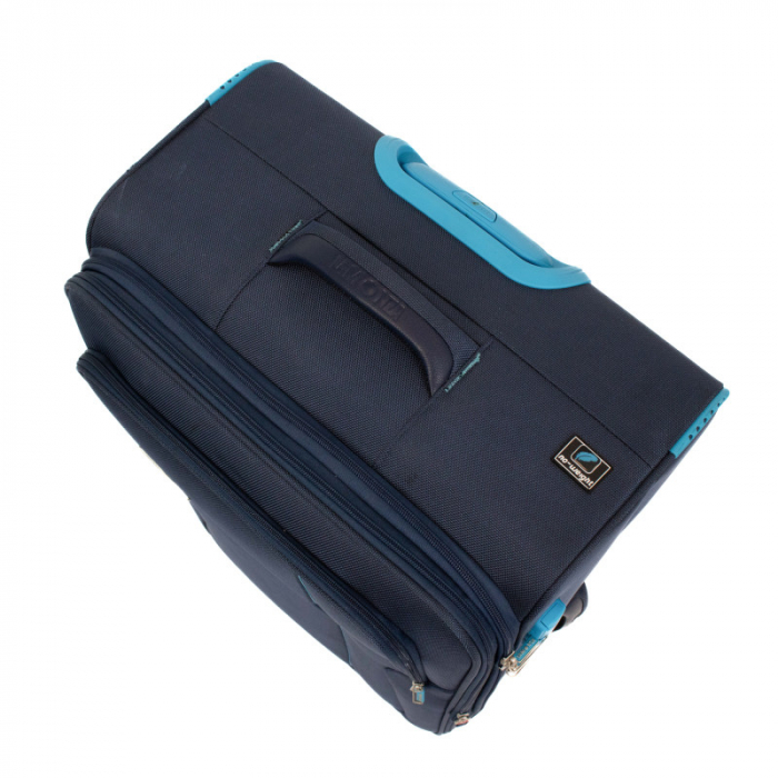 Troler de cala mare (L) Lamonza Ultralight Albastru inchis / Turcoaz 80x47x30 cm, expandabil 30% [7]