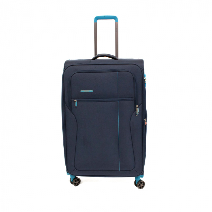 Troler de cala mare (L) Lamonza Ultralight Albastru inchis / Turcoaz 80x47x30 cm, expandabil 30% [3]