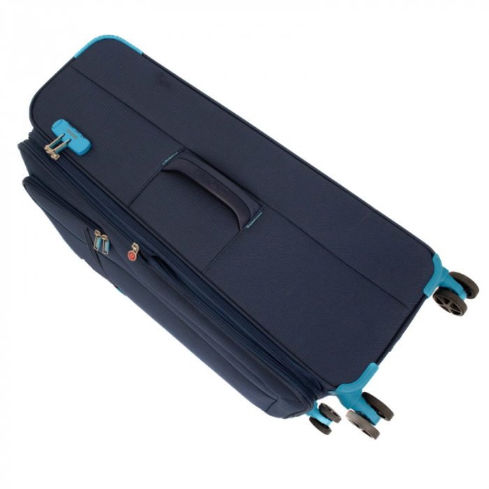 Troler de cala mare (L) Lamonza Ultralight Albastru inchis / Turcoaz 80x47x30 cm, expandabil 30% [8]