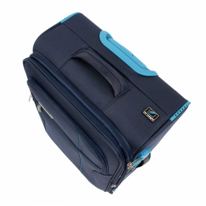 Troler de cala mediu(M) Lamonza Albastru inchis / Turcoaz 69x42x26 cm, expandabil 30% [7]