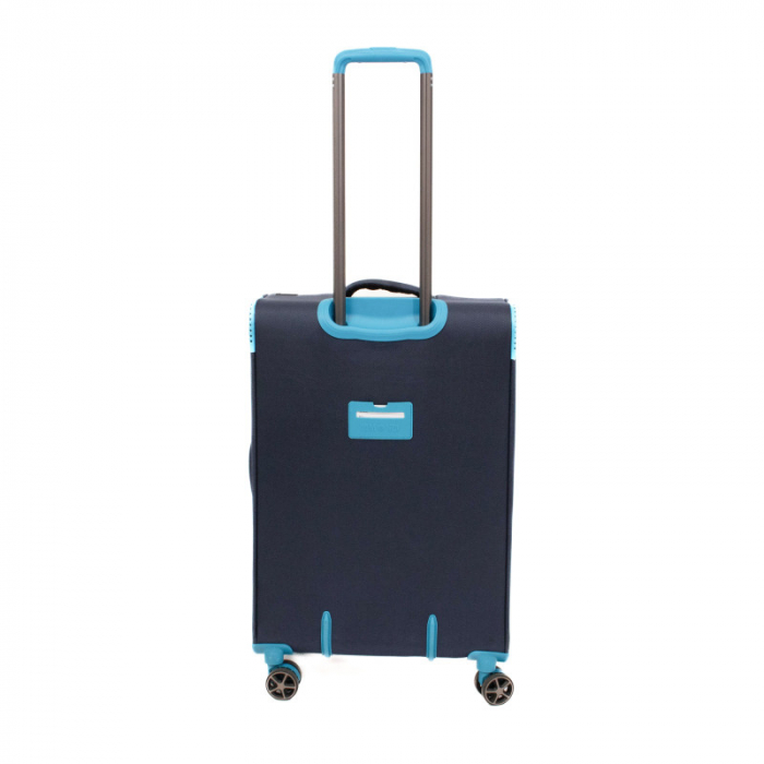 Troler de cala mediu(M) Lamonza Albastru inchis / Turcoaz 69x42x26 cm, expandabil 30% [5]