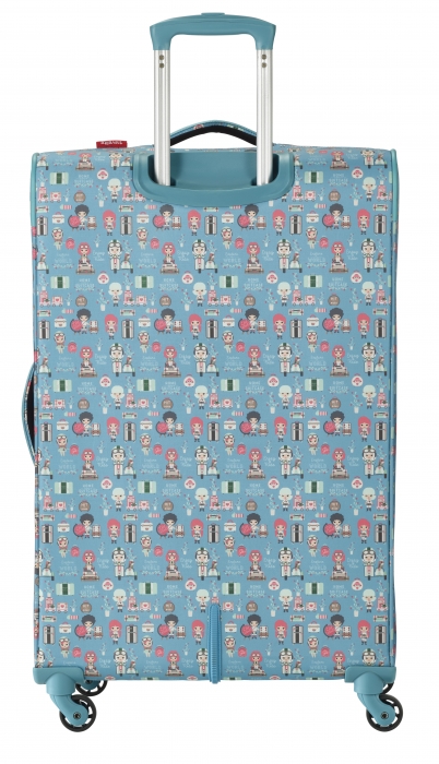 Troler LIL'LEDY 4 roti duble  L- 76 cm - inbagaj [2]