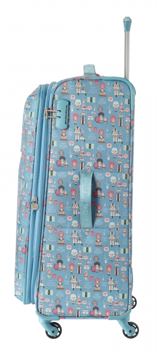 Troler LIL'LEDY 4 roti duble  L- 76 cm - inbagaj [4]