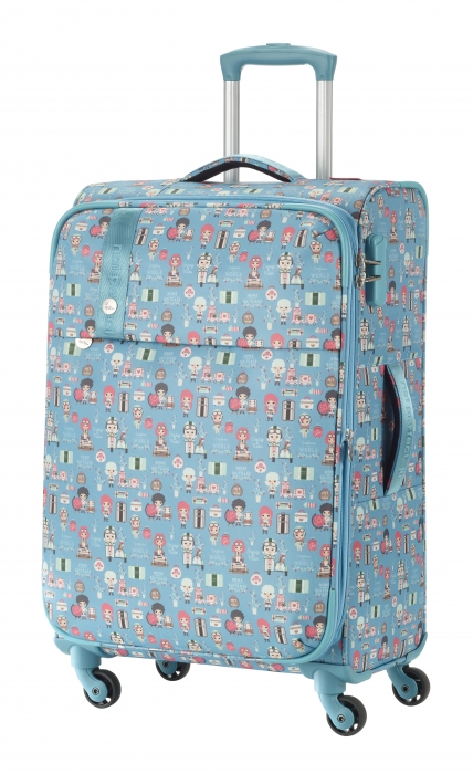 Troler LIL'LEDY 4 roti duble  M- 68 cm - inbagaj [2]