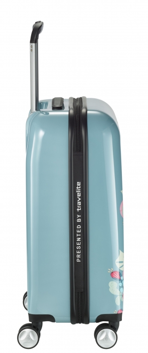 Troler LIL'LEDY 4 roti duble  S - 54 cm, albastru pudrat - inbagaj [4]