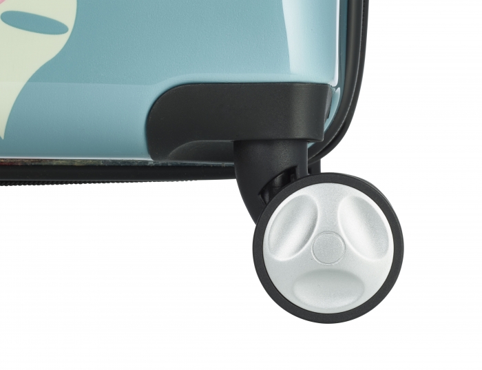 Troler LIL'LEDY 4 roti duble  S - 54 cm, albastru pudrat - inbagaj [6]