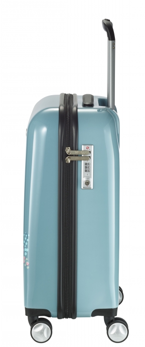 Troler LIL'LEDY 4 roti duble  S - 54 cm, albastru pudrat - inbagaj [3]