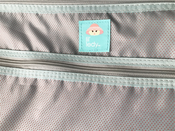 Troler LIL'LEDY 4 roti duble  S - 54 cm, albastru pudrat - inbagaj [8]