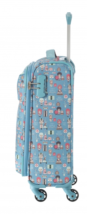 Troler LIL'LEDY 4 roti duble  S- 55 cm - inbagaj [2]