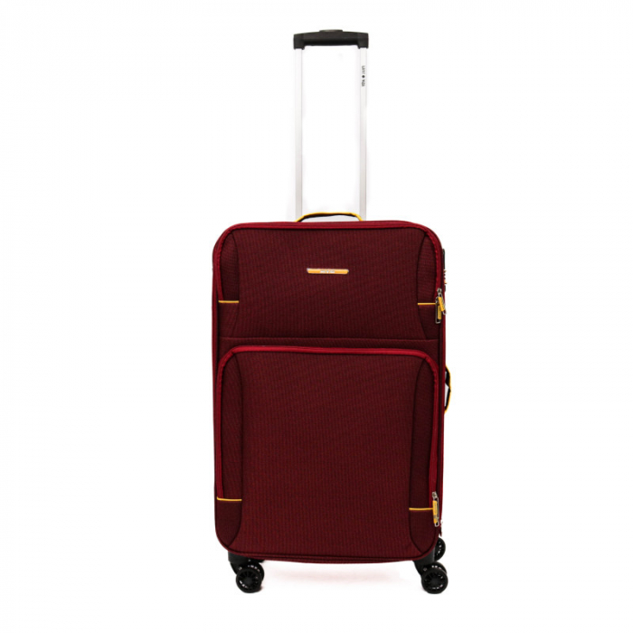 Troler Lime 70x41x25 cm, 2.9 kg, expandabil 30%, rosu / galben [1]
