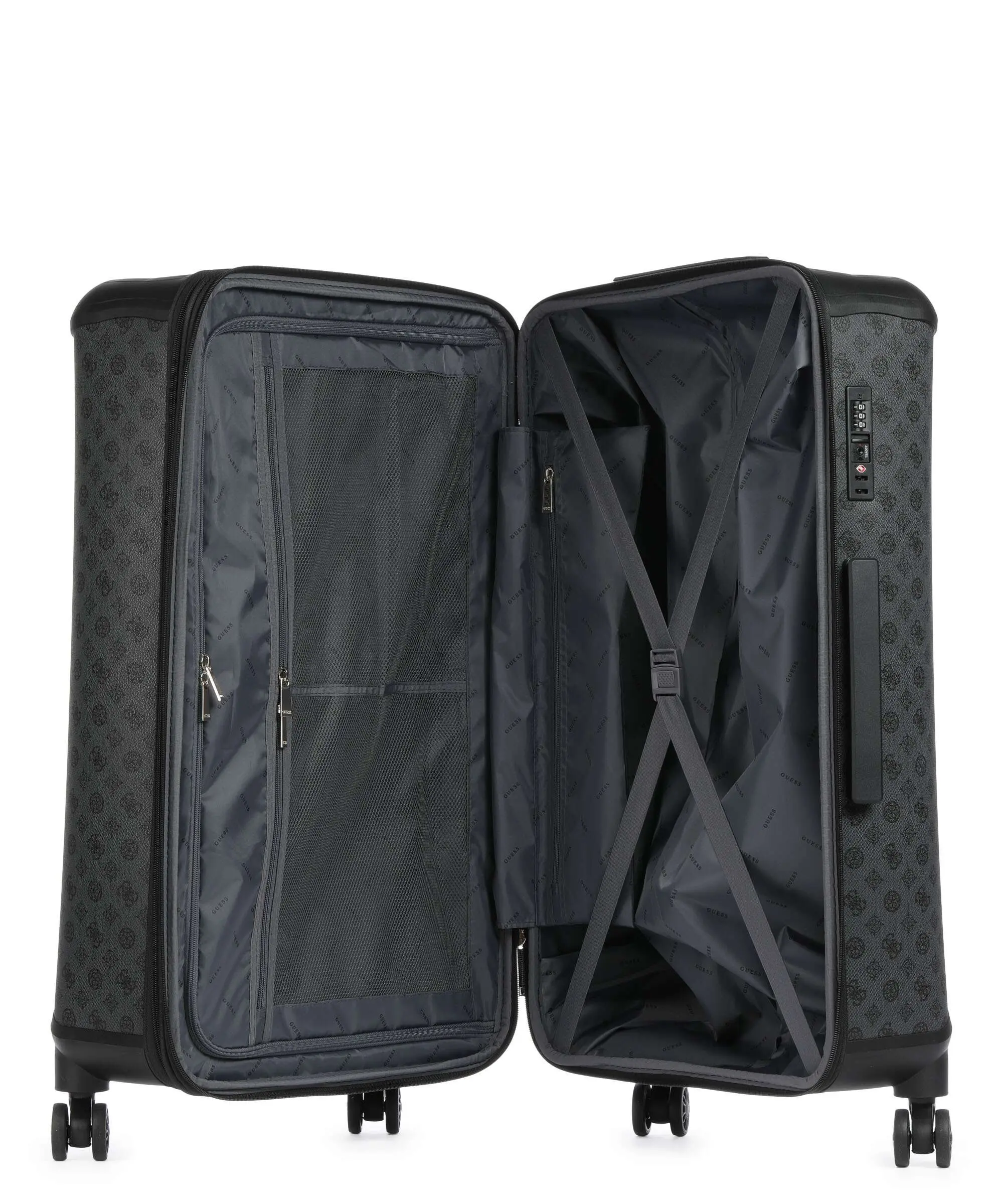 Troler mare GUESS Wilder 77 cm Negru [3]