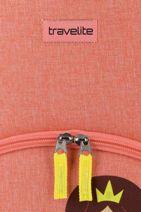 Troler de copii travelite YOUNGSTER Sirena, 2 roti, roz inbagaj [6]