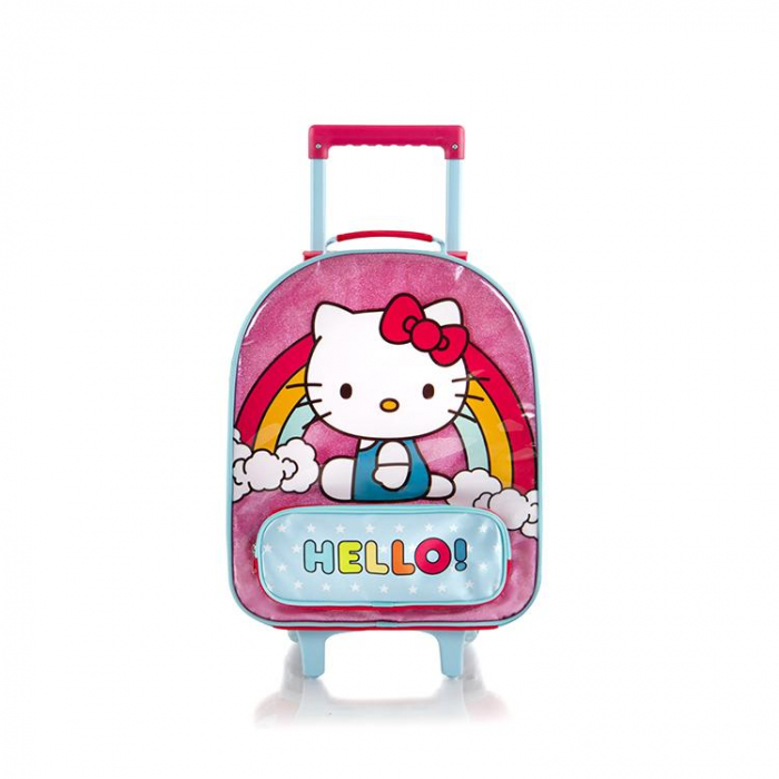 Troler copii Hello Kitty 47 cm 2 roti - material textil [2]