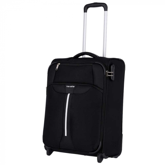 Set trolere Travelite Speedline 4 roti L/M extensibil/S/ Geanta de bord inclusa - Negru [4]
