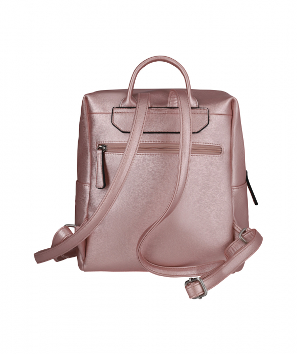 Rucsac de dama TITAN SPOTLIGHT ZIP roz metalic [4]