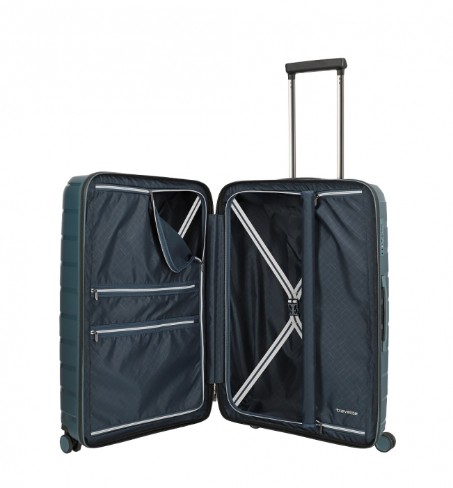 Troler de cala mediu(M)  travelite AIR BASE 4 roti spinner 67 x 45 x 27 cm [3]
