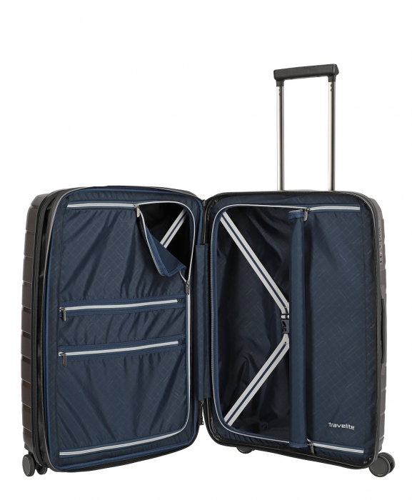 Troler de cala mediu(M)  travelite AIR BASE 4 roti spinner 67 x 45 x 27 cm [3]
