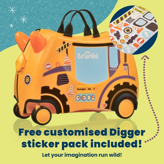 Valiza Trunki Doug - Excavatorul Glide [22]