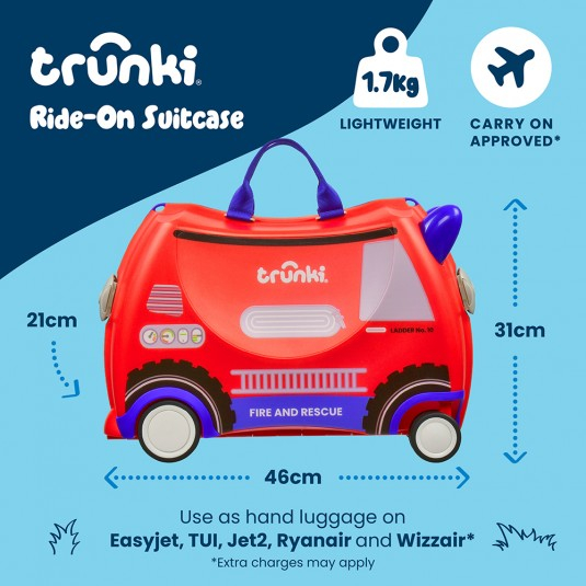 Valiza Trunki Frank - Masina de pompieri Glide [18]