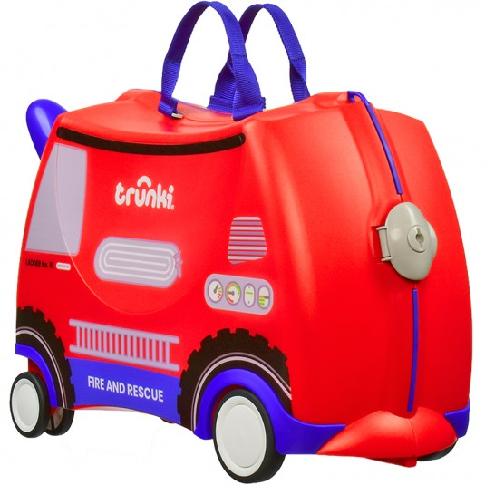Valiza Trunki Frank - Masina de pompieri Glide [4]