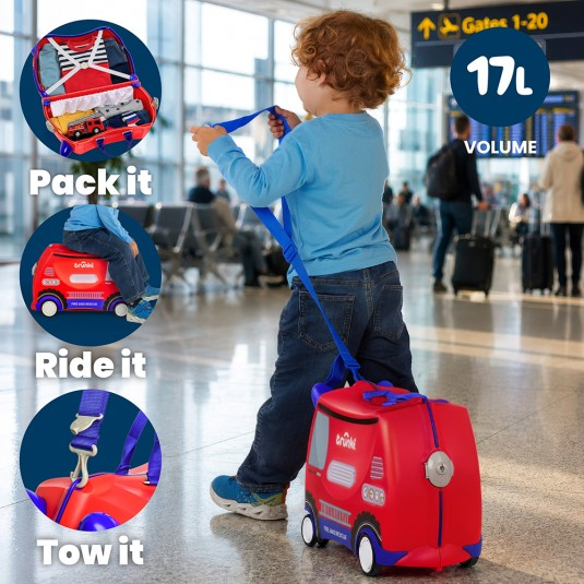 Valiza Trunki Frank - Masina de pompieri Glide [19]