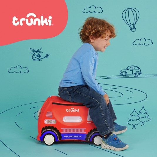 Valiza Trunki Frank - Masina de pompieri Glide [17]
