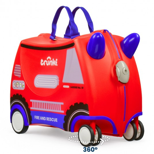 Valiza Trunki Frank - Masina de pompieri Glide [8]