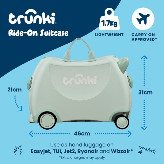 Valiza Trunki Solid Green Glide [17]