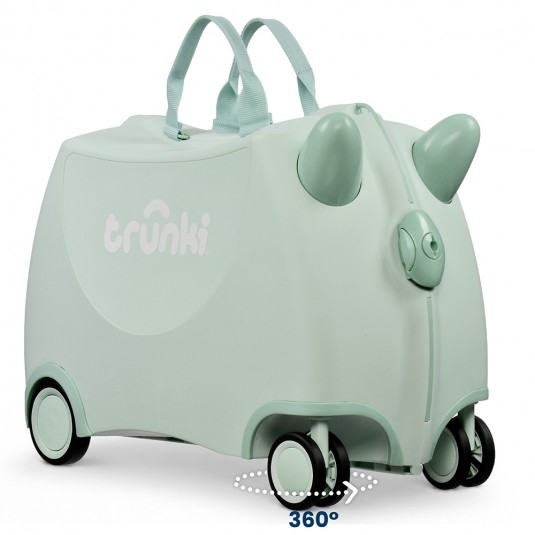 Valiza Trunki Solid Green Glide [8]