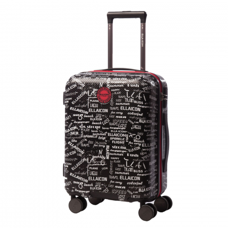 Trolere de cabină - Troler de cabina Ella Icon URBAN 53×37×22 cm - Negru