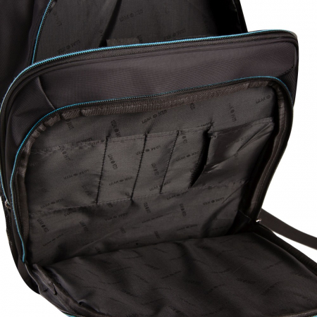 RUCSAC LAPTOP LAMONZA TOLEDO 42X31X13 CM, NEGRU / ALBASTRU [4]