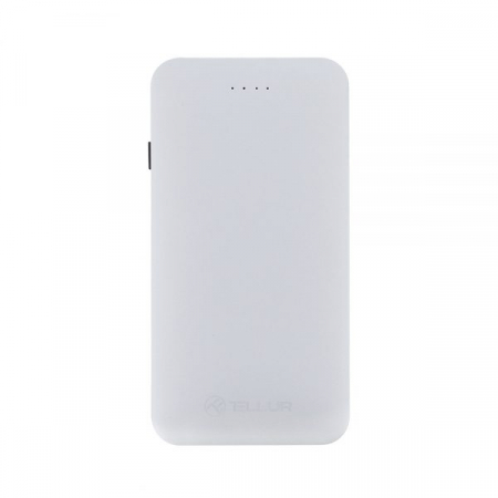 Baterie externa Tellur QC 3.0 5000mAh cu reincarcare rapida, argintiu [0]