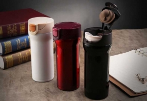 Cana cafea de calatorie 350 ml, termoizolanta - Negru [1]