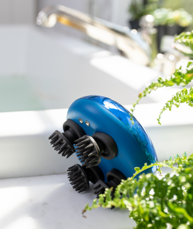 Dispozitiv masaj pentru scalp inarcare USB rosu - iScalp Mini [4]