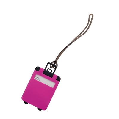 Eticheta Bagaj model Valiza - Fucsia