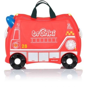 Valiza TRUNKI FRANK - Masina de Pompieri Rosu [1]