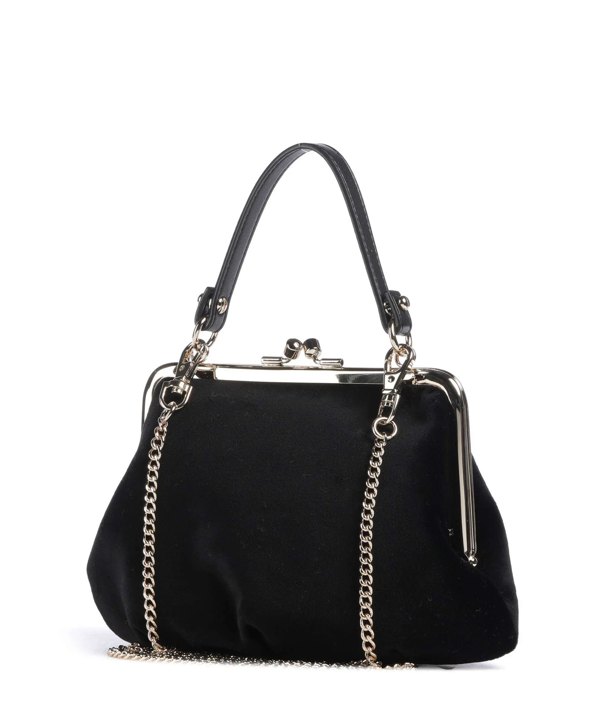 Granny Velvet Frame Geantă crossbody din bumbac inbagaj [4]