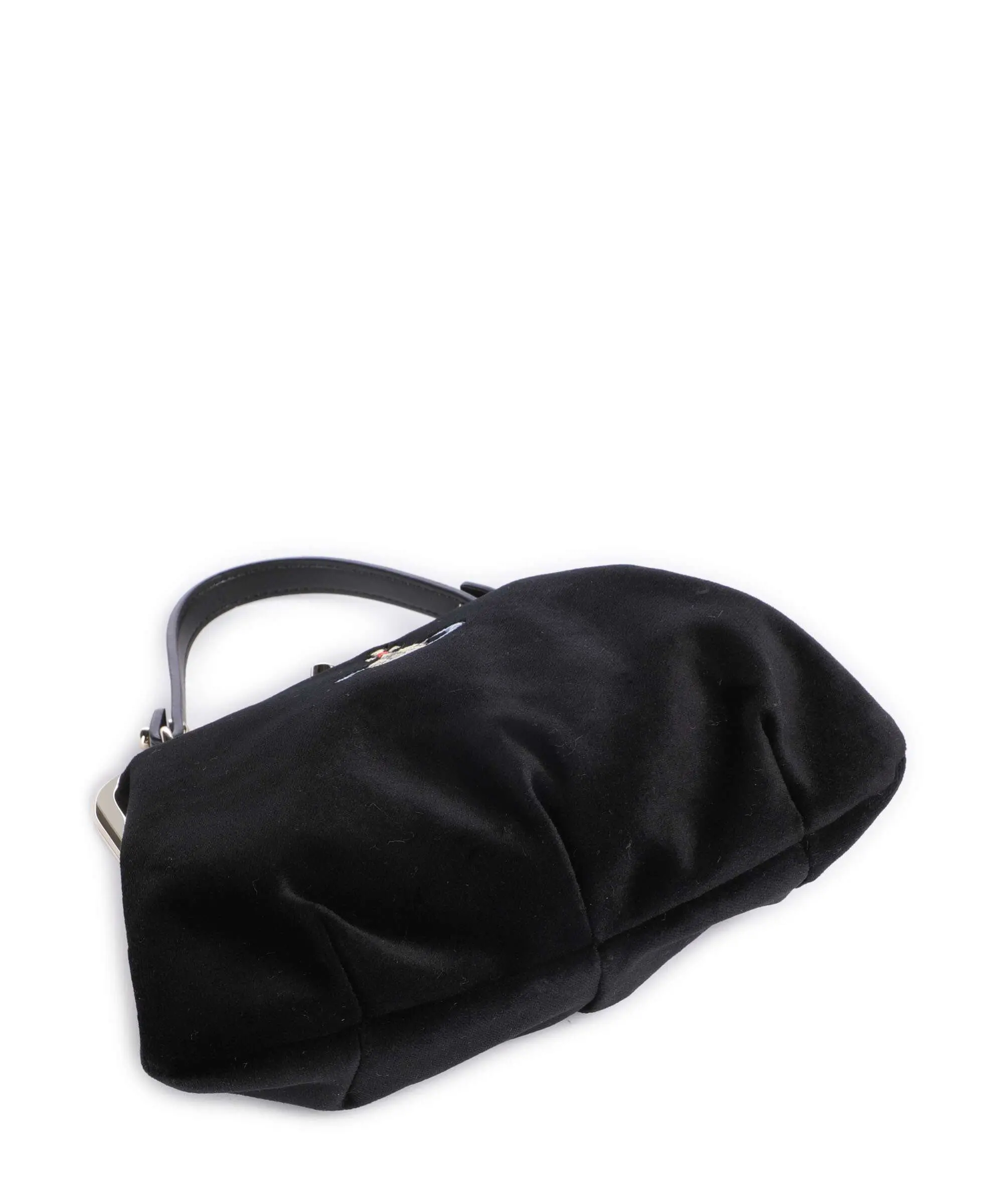 Granny Velvet Frame Geantă crossbody din bumbac inbagaj [5]